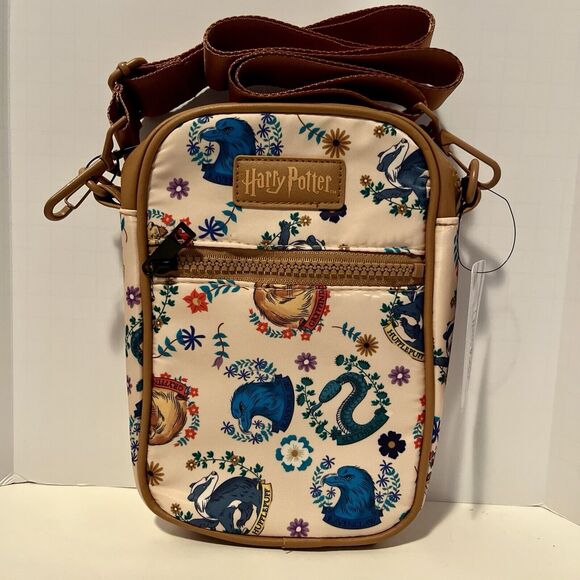 Bioworld Handbags - Harry Potter Crossbody Hogwarts Houses Ravenclaw Hufflepuff Slytherin Gryffindor